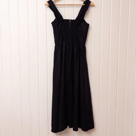 Reformation Barrington Linen Dress Size 4 - Picture 7 of 10